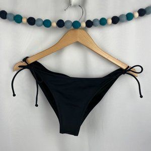 Lands' End Canvas 1963 Black String Bikini Bottom NWOT